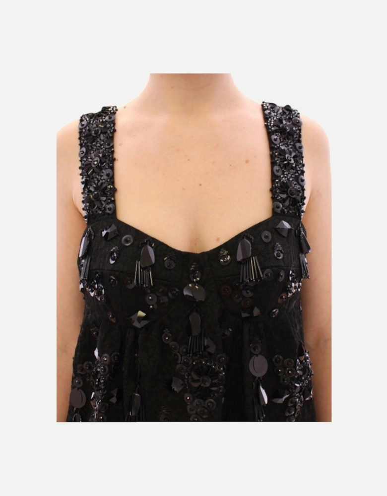 Embellished Mini Dress Women - Black Dresses