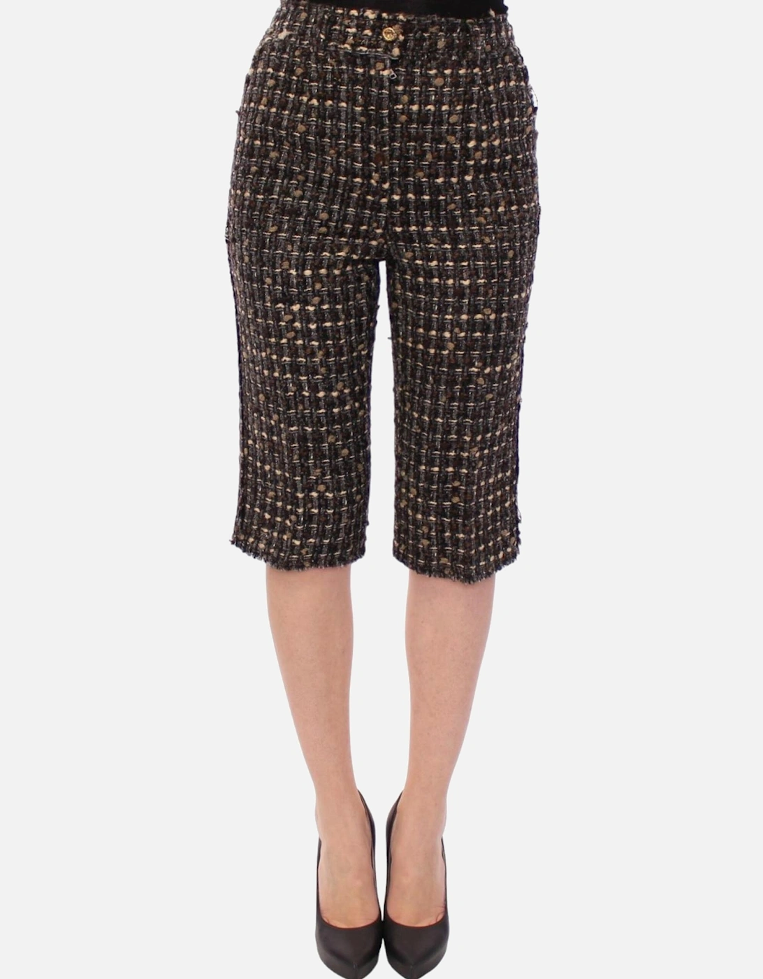 Cropped Tweed Shorts Women - Multicolor, 6 of 5