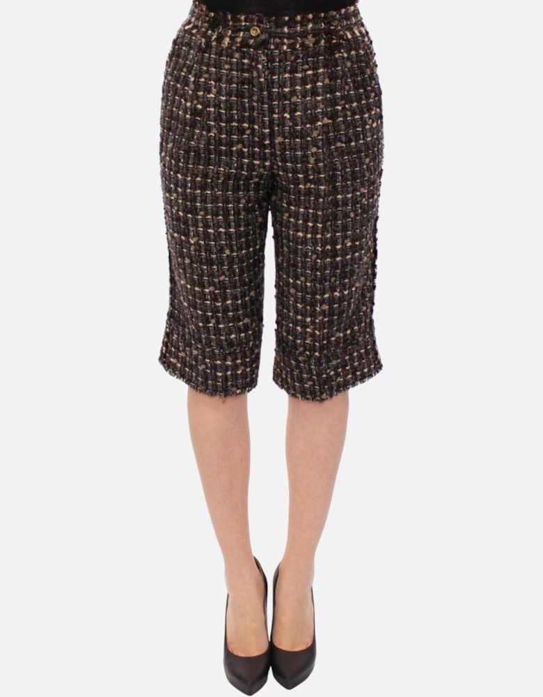 Dolce Gabbana Tweed Shorts Women - Multicolor