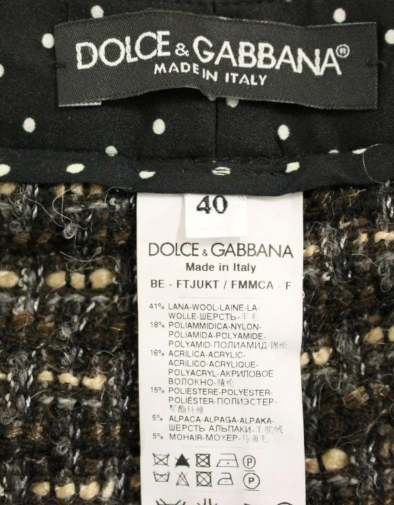 Dolce Gabbana Tweed Shorts Women - Multicolor