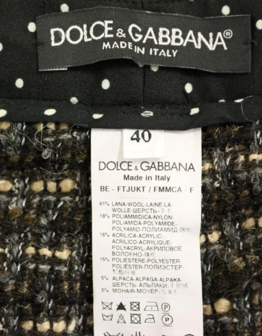 Dolce Gabbana Tweed Shorts Women - Multicolor