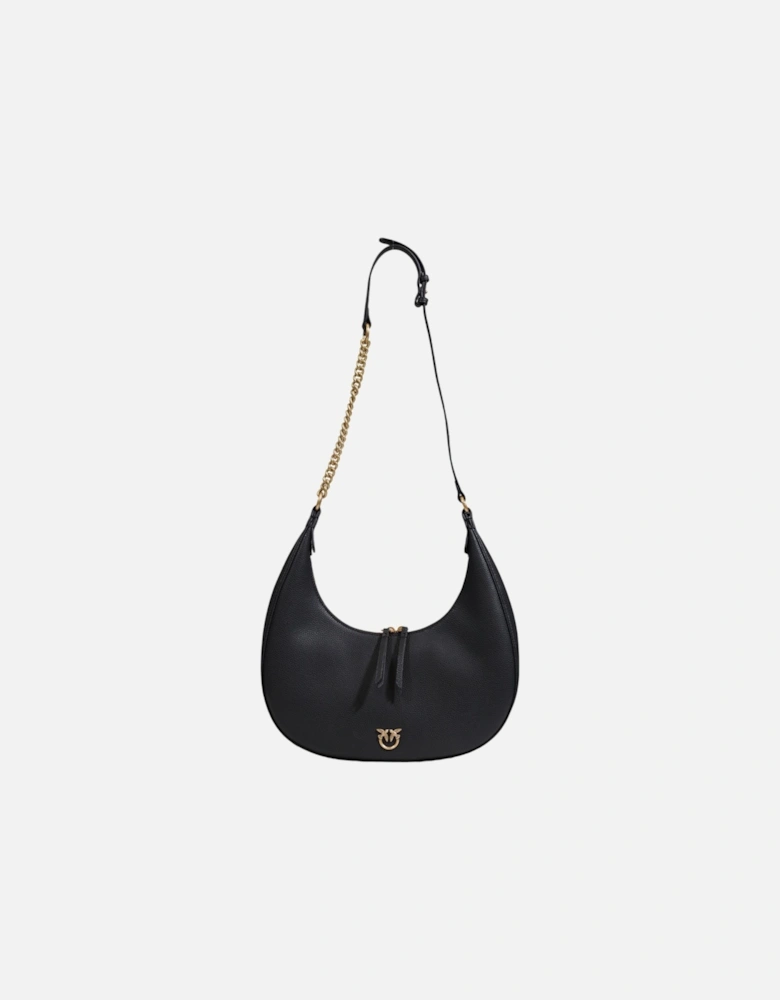 Love Birds Half Moon Bag Women Black