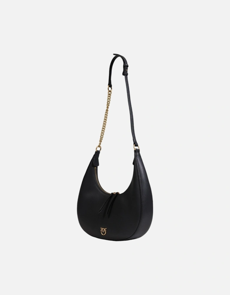 Love Birds Half Moon Bag Women Black