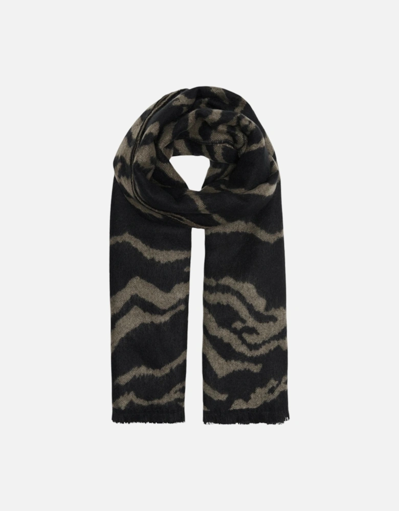 Plain Acrylic Scarf Women - Beige Scarves
