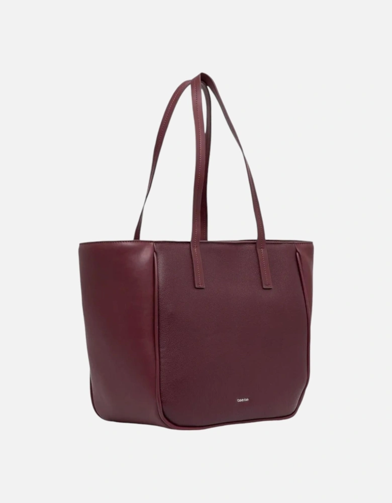 Elaine Pebbled Tote Burgundy Women - Bordeaux Bags