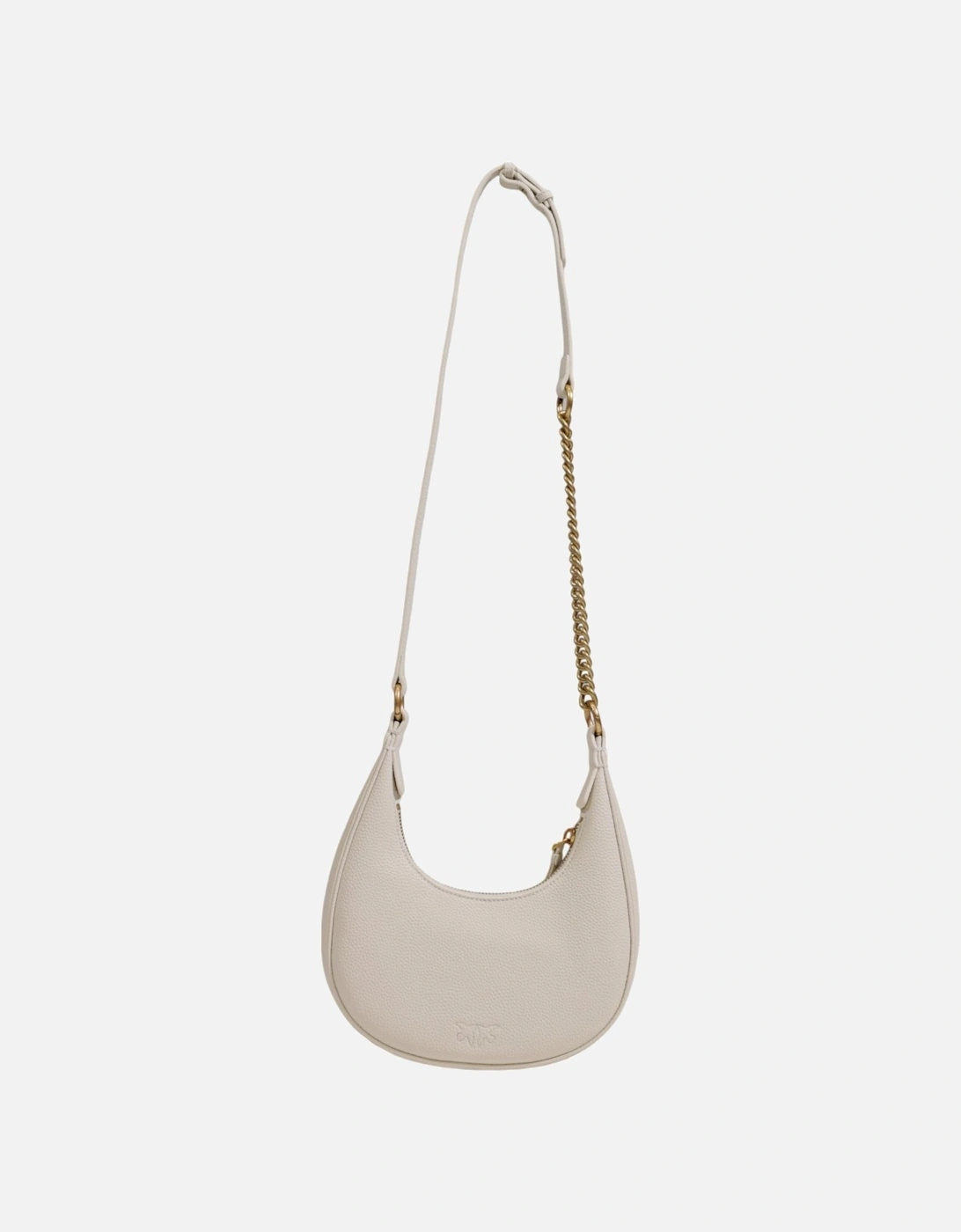 Leather Zip-Closure Tote Bag Women - White