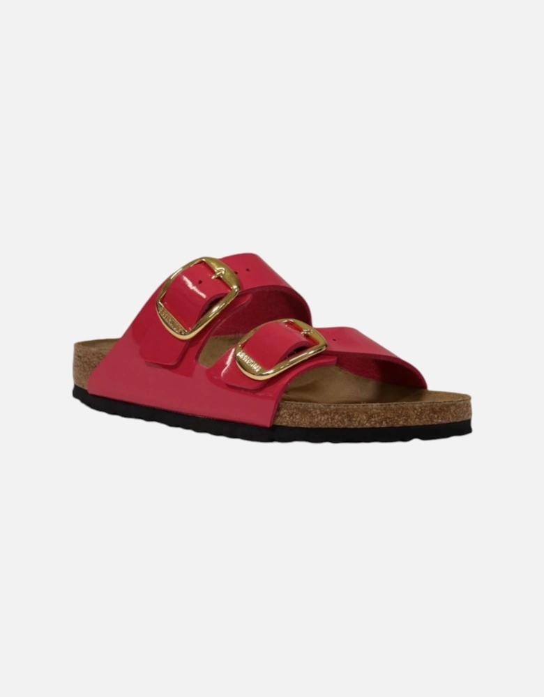 Fuchsia Plain Sandals with Buckle/Bow Fastening Women