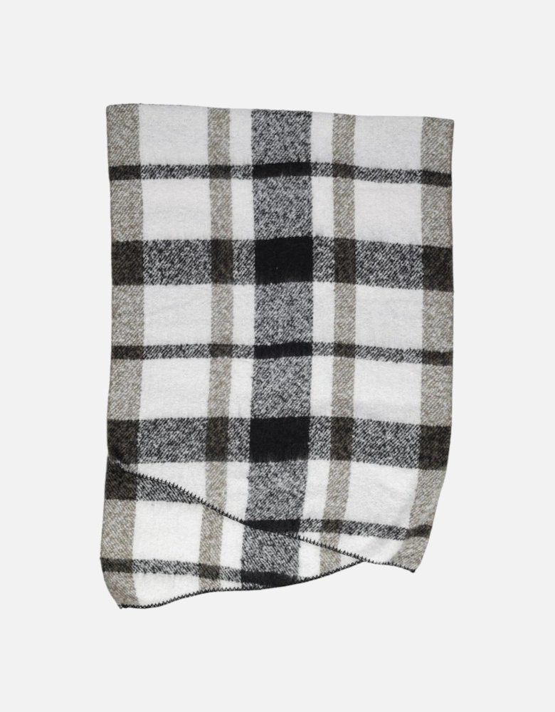 Geometric Pattern Polyester Scarf Women - Black Scarves