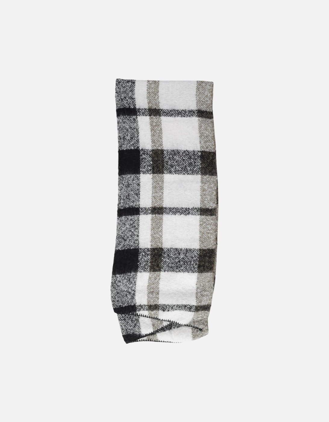 Geometric Pattern Polyester Scarf Women - Black Scarves