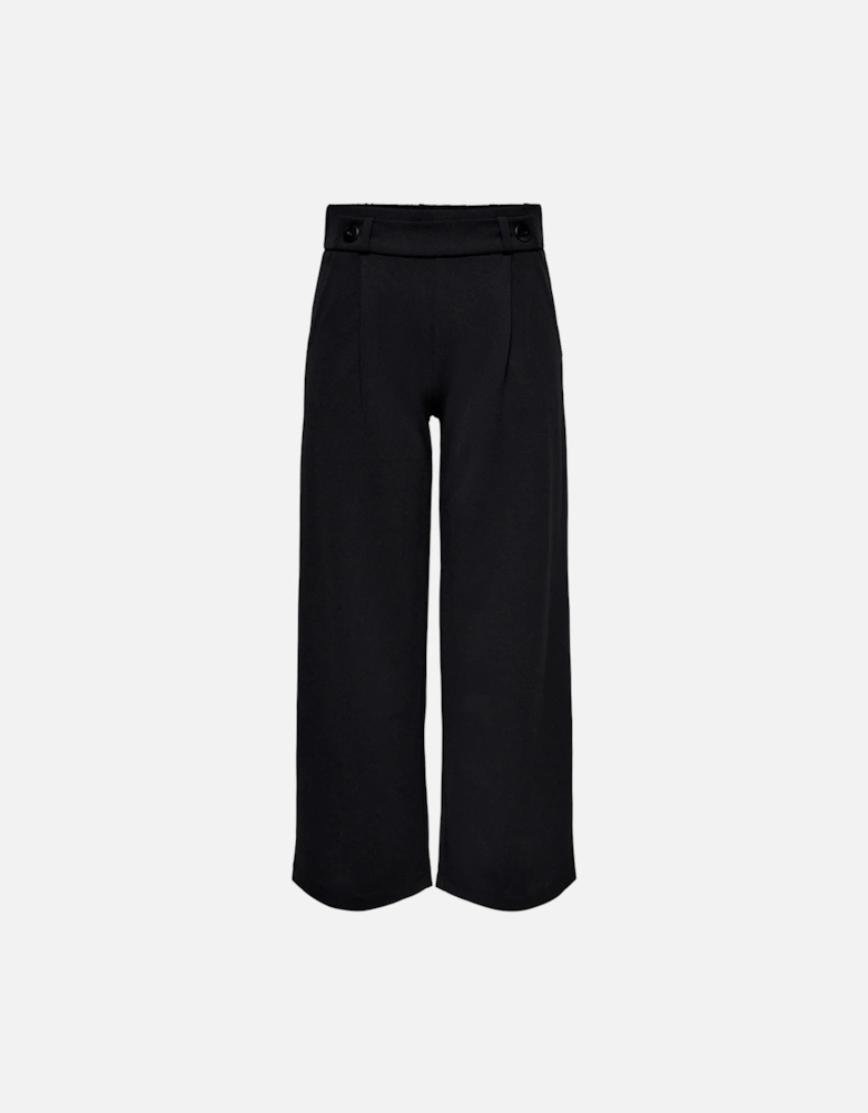 Culottes Wide Leg Pants Women - Black Trousers