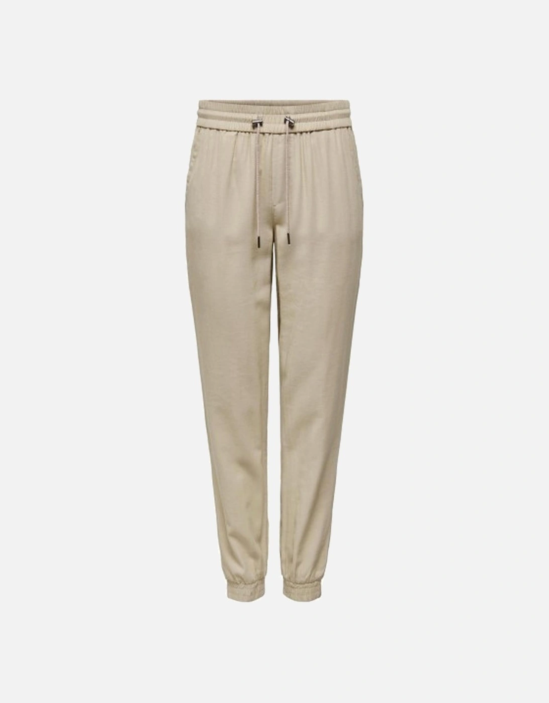Joggers Pants Relaxed Fit Women - Beige Trousers, 3 of 2