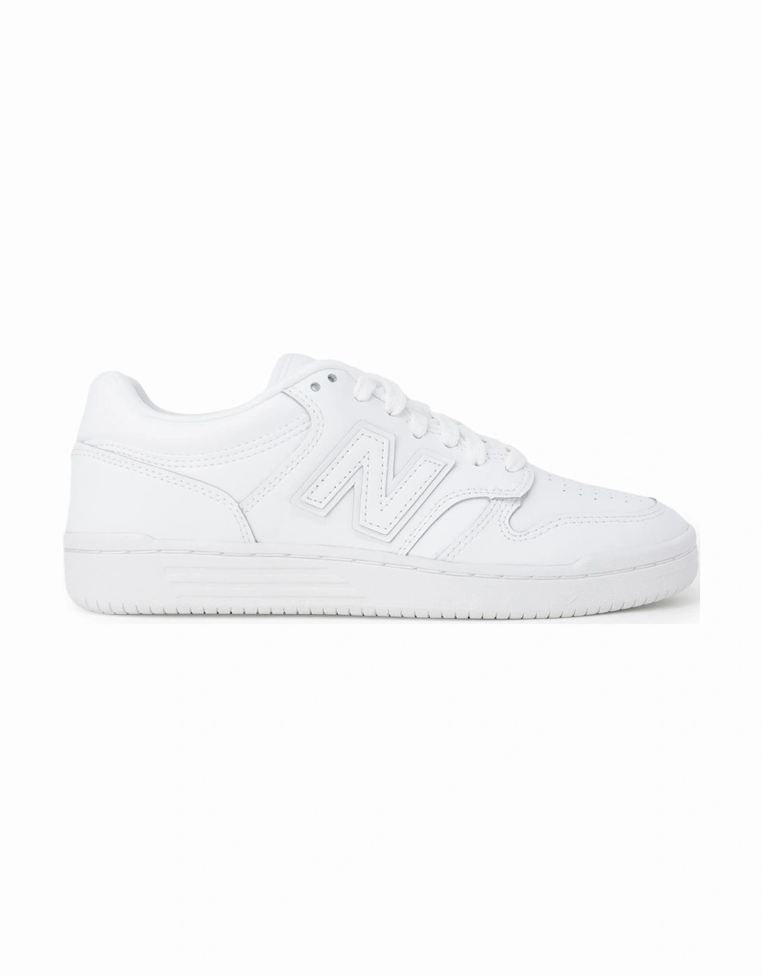 Womens Leather Sneakers in White, 3 of 2