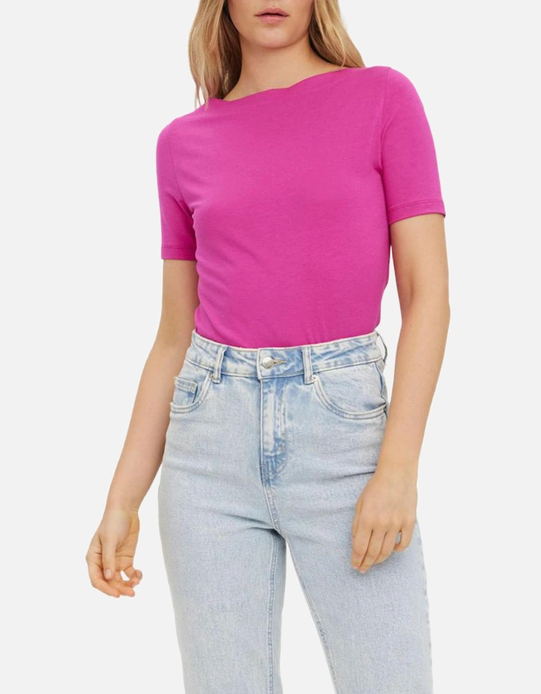 Black Viscose Boat Neck Knitwear Women