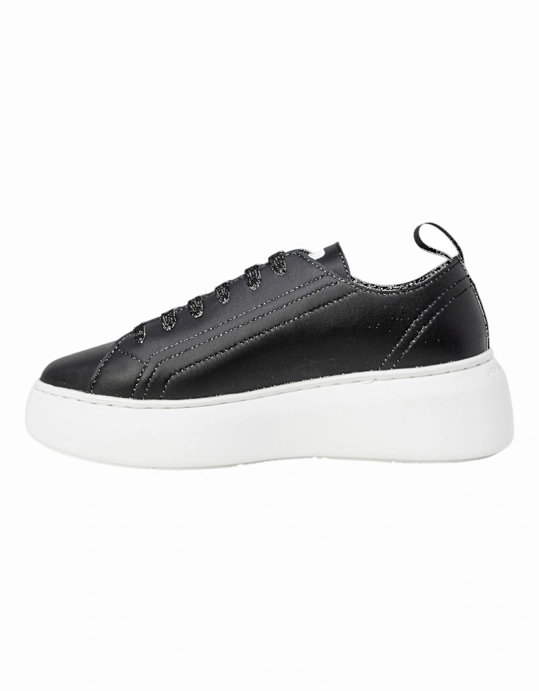 Platform Sneaker Low Top Style Women - Black