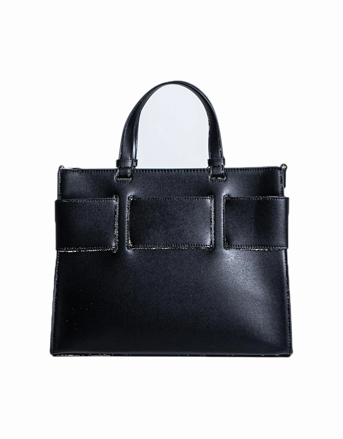 Handbag with Shoulder Strap and Inside Pockets Women - Black Bags