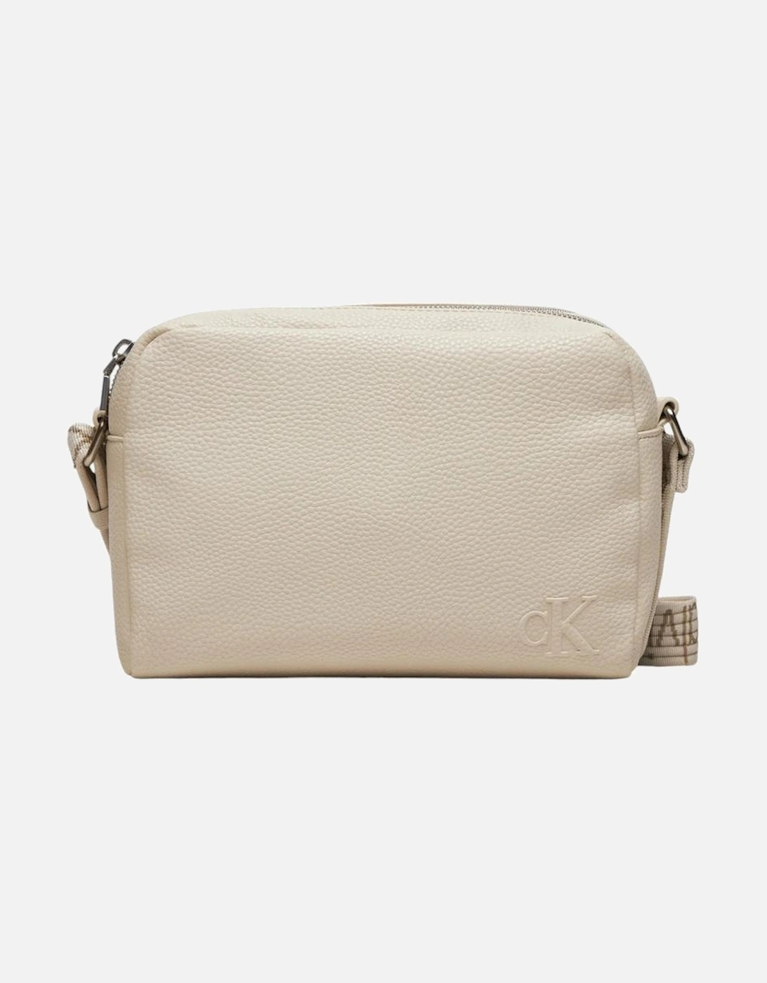 Elegant Zipped Shoulder Bag Women - White, 4 of 3