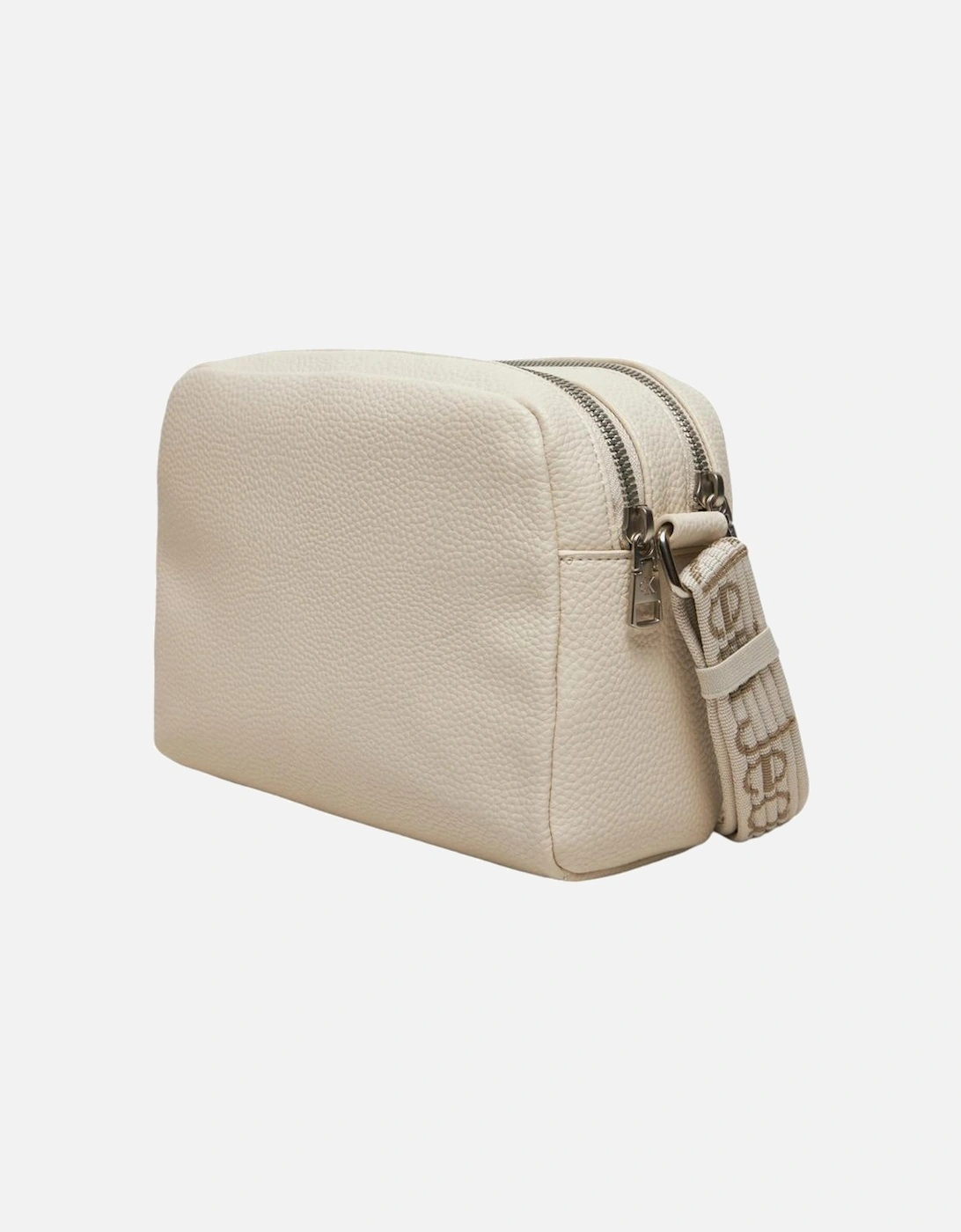 Elegant Zipped Shoulder Bag Women - White