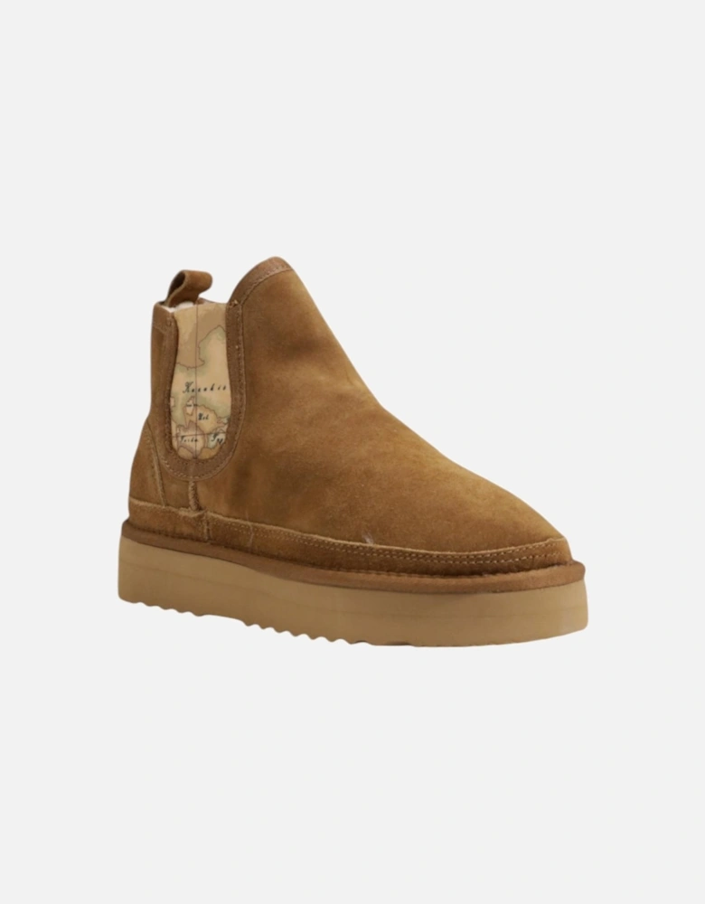 Leather Lined Fall/Winter Shoes Women - Beige Boots