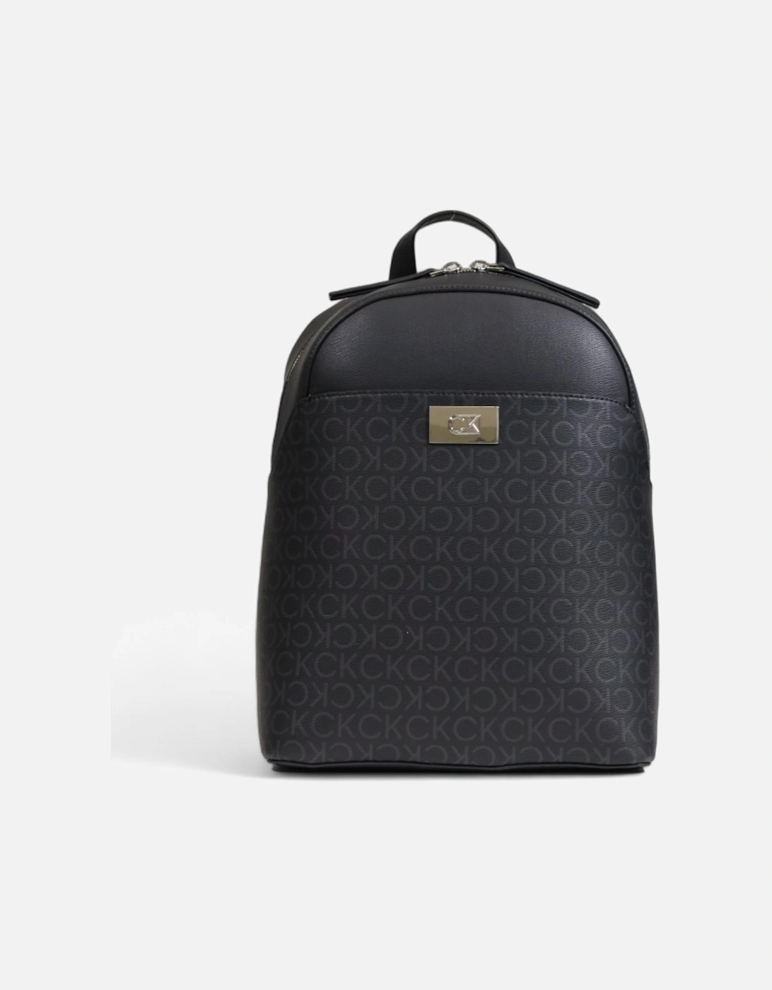 Women's Calvin Klein Monogram Backpack - Black - Size: ONE size