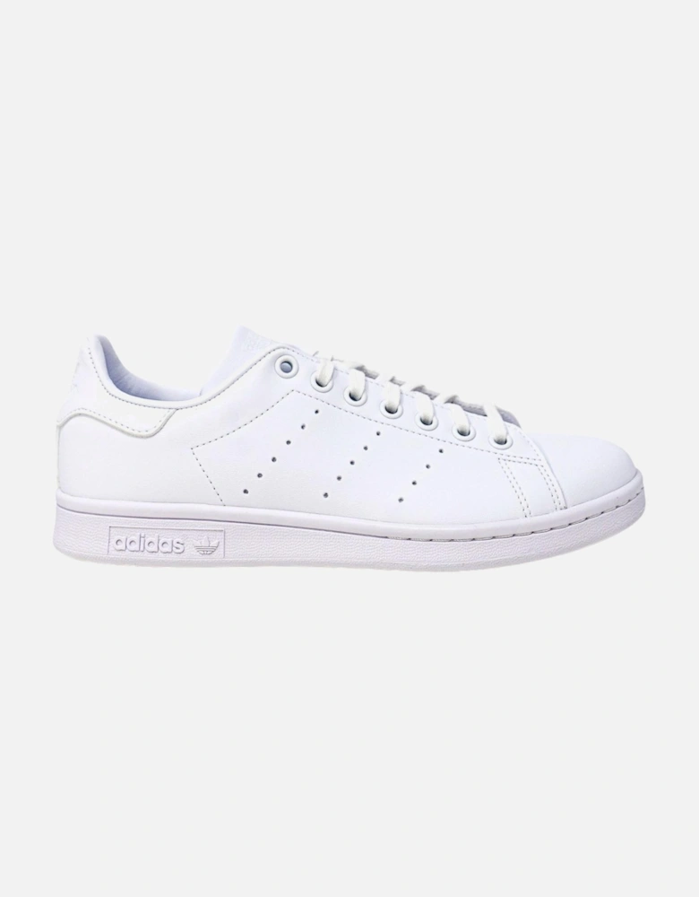 Lace-Up Faux Leather Sneakers with Rubber Sole Women - White