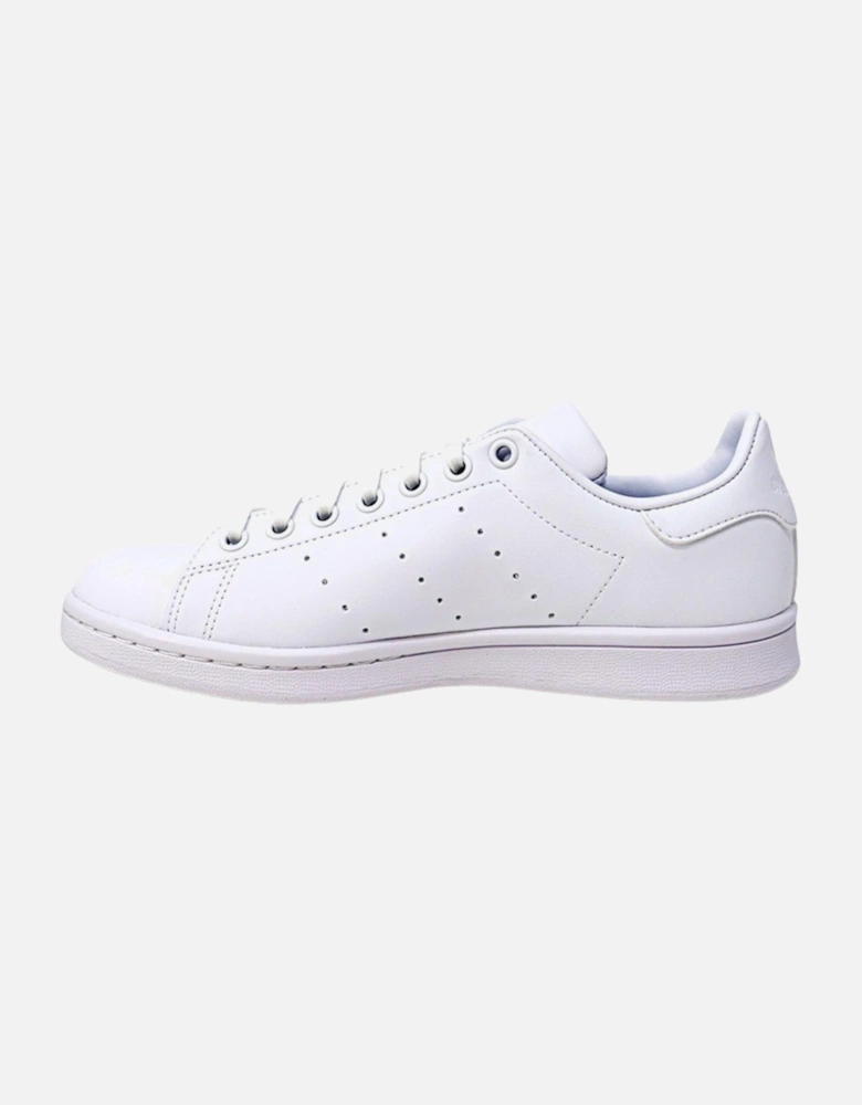 Lace-Up Faux Leather Sneakers with Rubber Sole Women - White