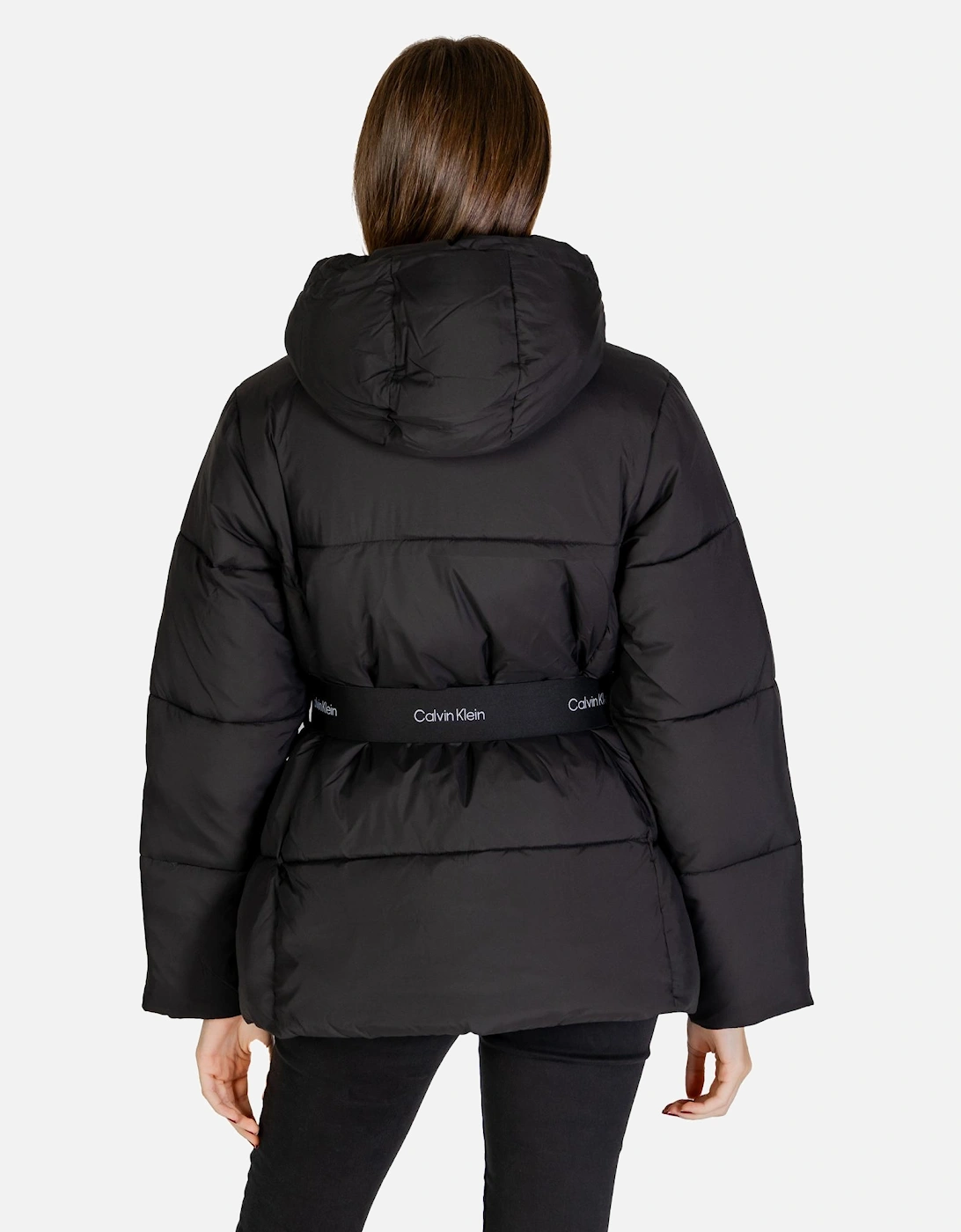 Zip-Up Plain Black Jacket with Front Pockets Women Jackets