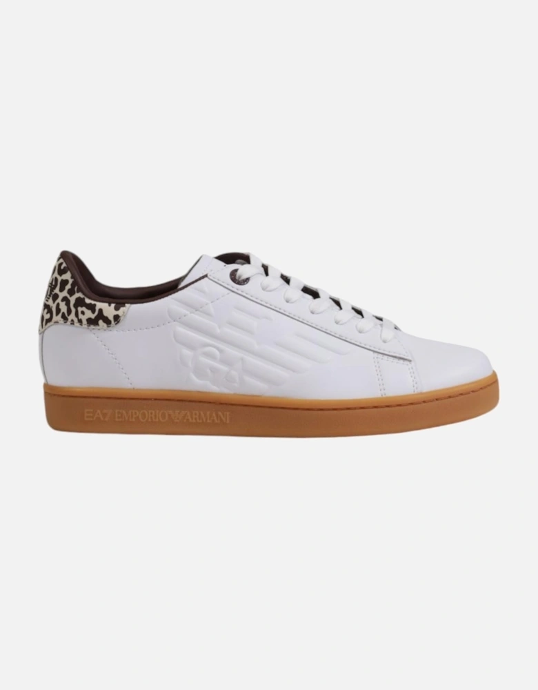 Leather Sneakers with Rubber Sole Women - Beige