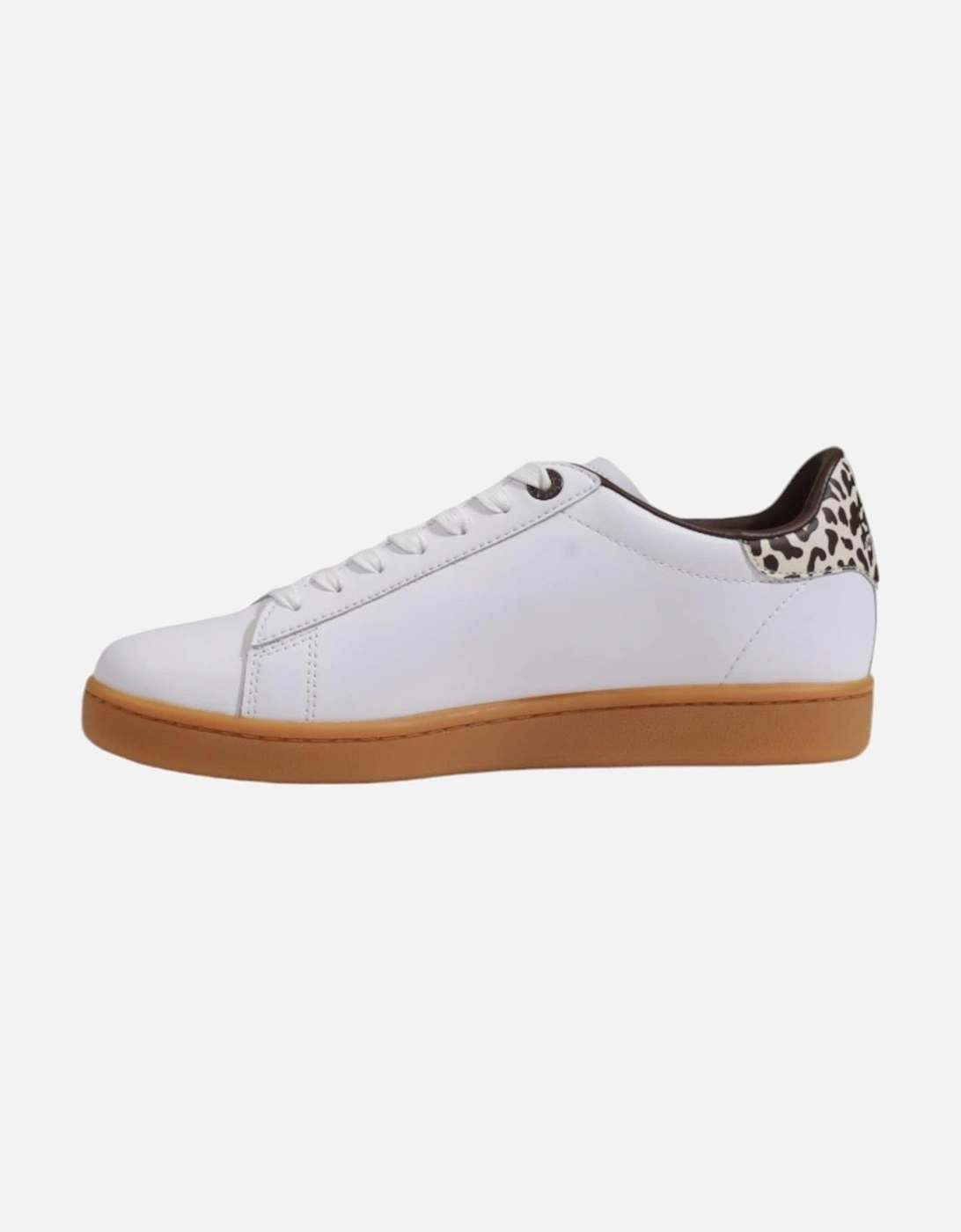 Leather Sneakers with Rubber Sole Women - Beige