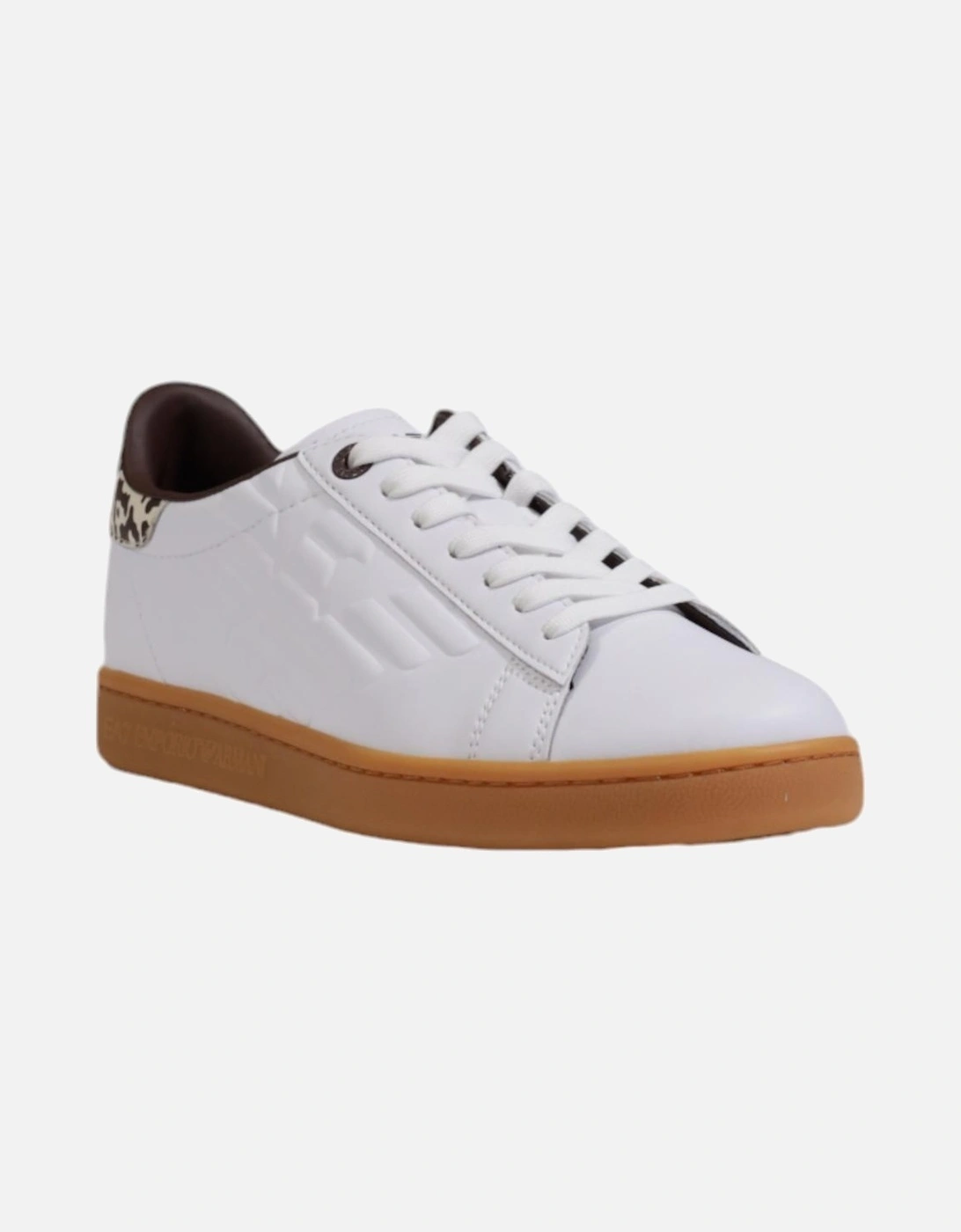 Leather Sneakers with Rubber Sole Women - Beige