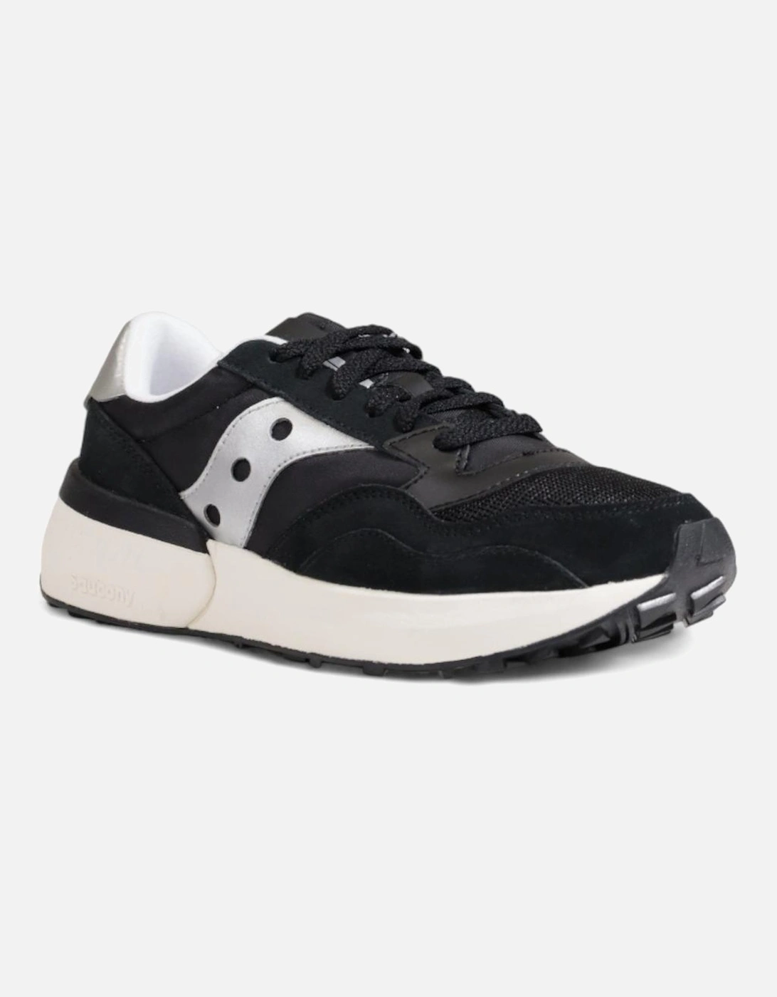 Black Womens Rubber Sole Sneakers