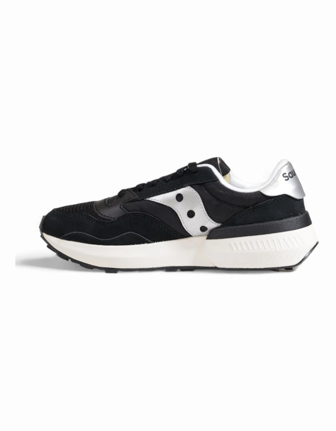 Black Womens Rubber Sole Sneakers