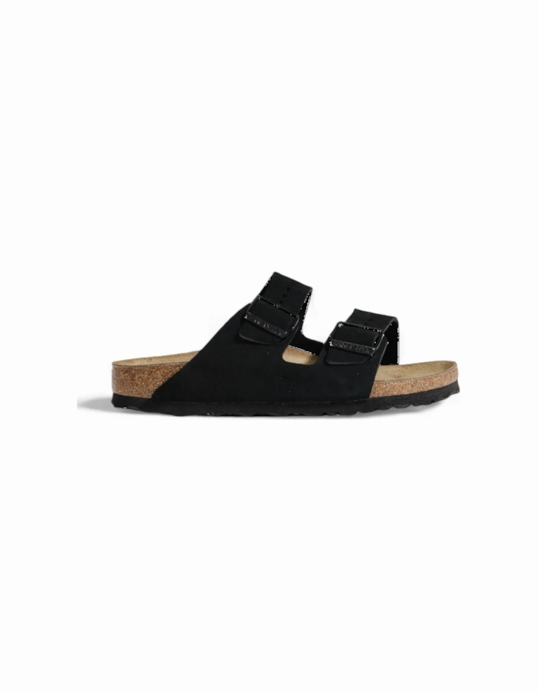 Black Suede Womens Slippers