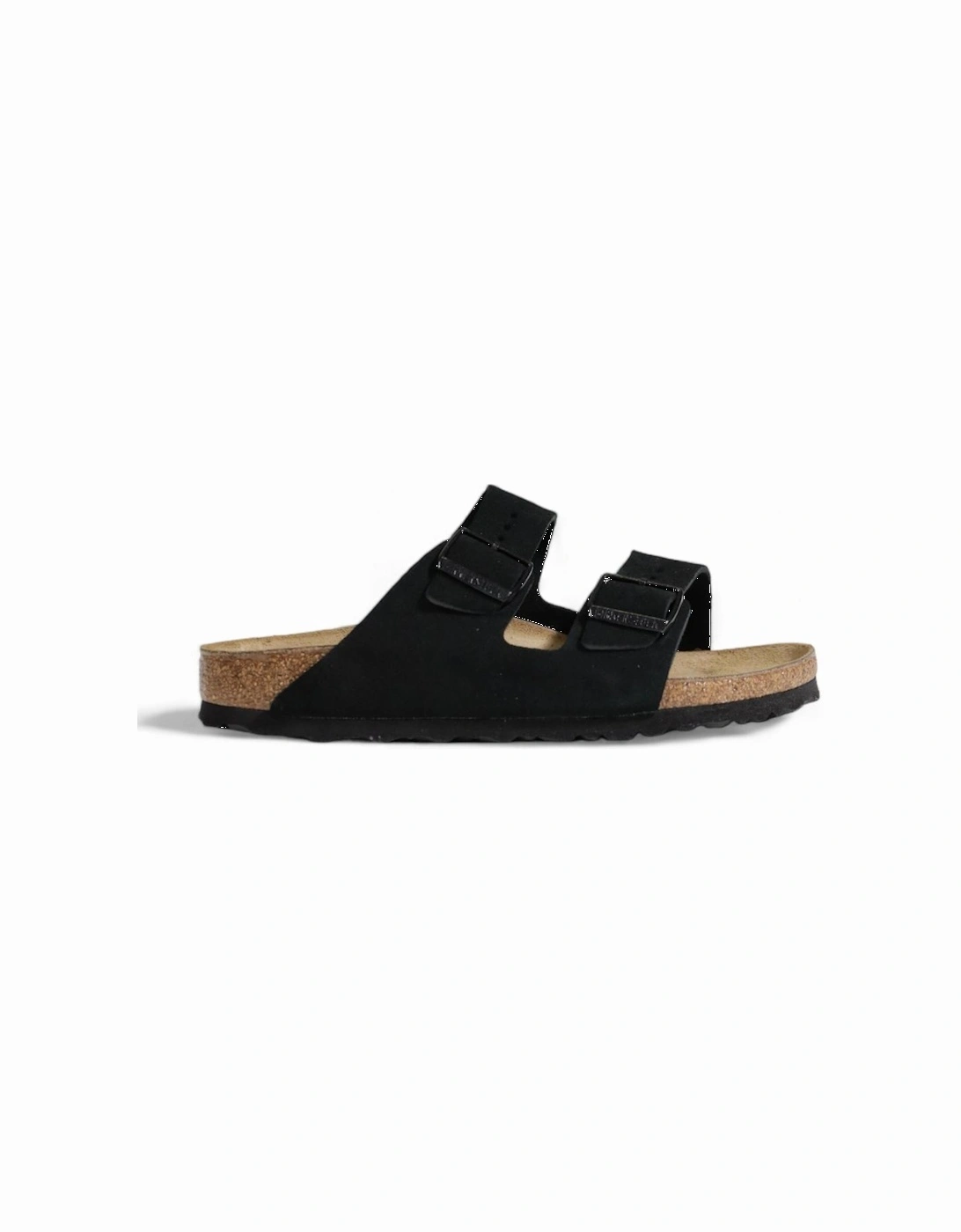 Black Suede Womens Slippers, 4 of 3