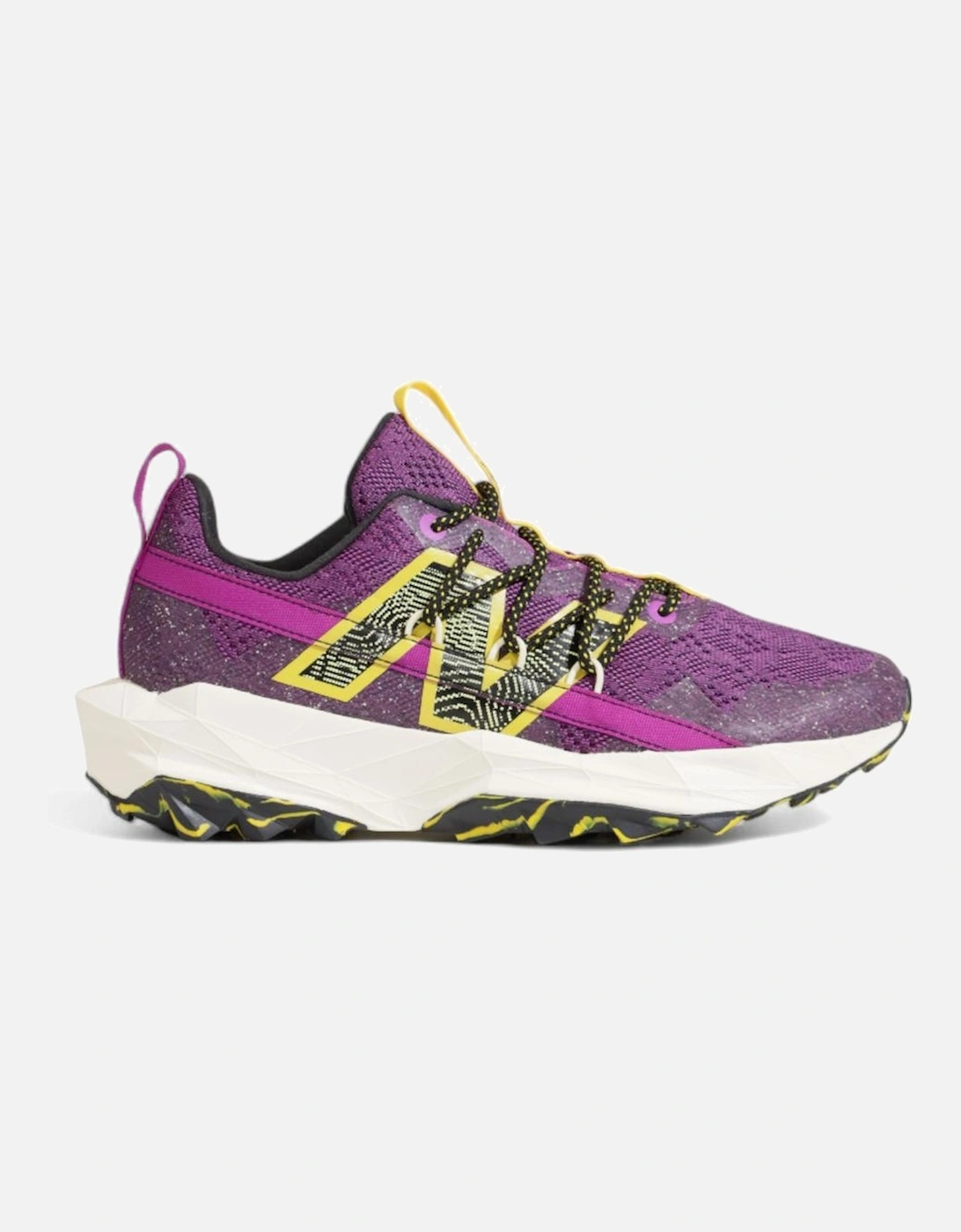 Purple Womens Sneakers with Rubber Sole and Laces - WTTTR, 4 of 3