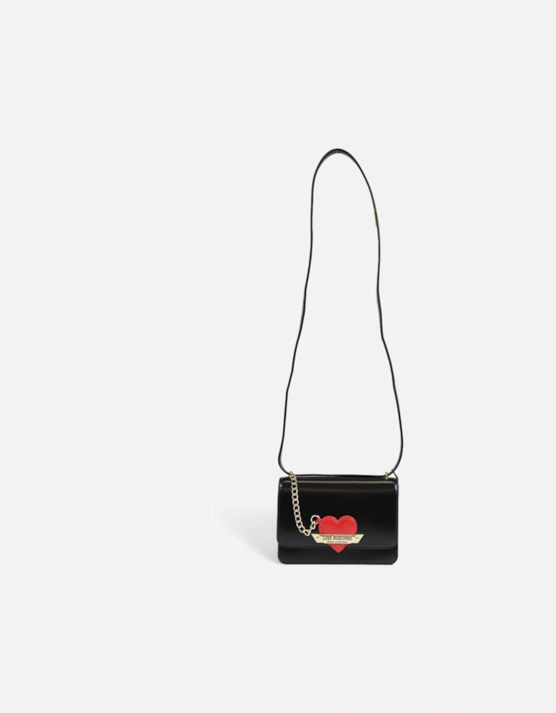 JC4141PP1FLA0000 Heart Crossbody Bag Women - Black