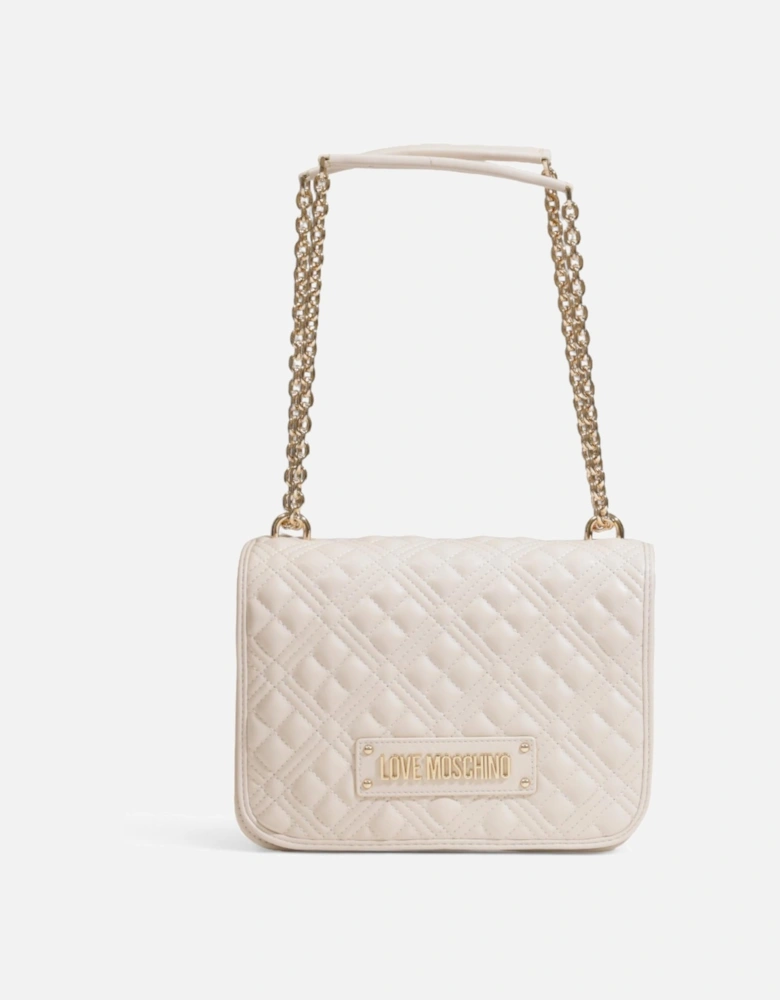 JC4112PP14LA0000 Beige Quilted Chain Bag Women