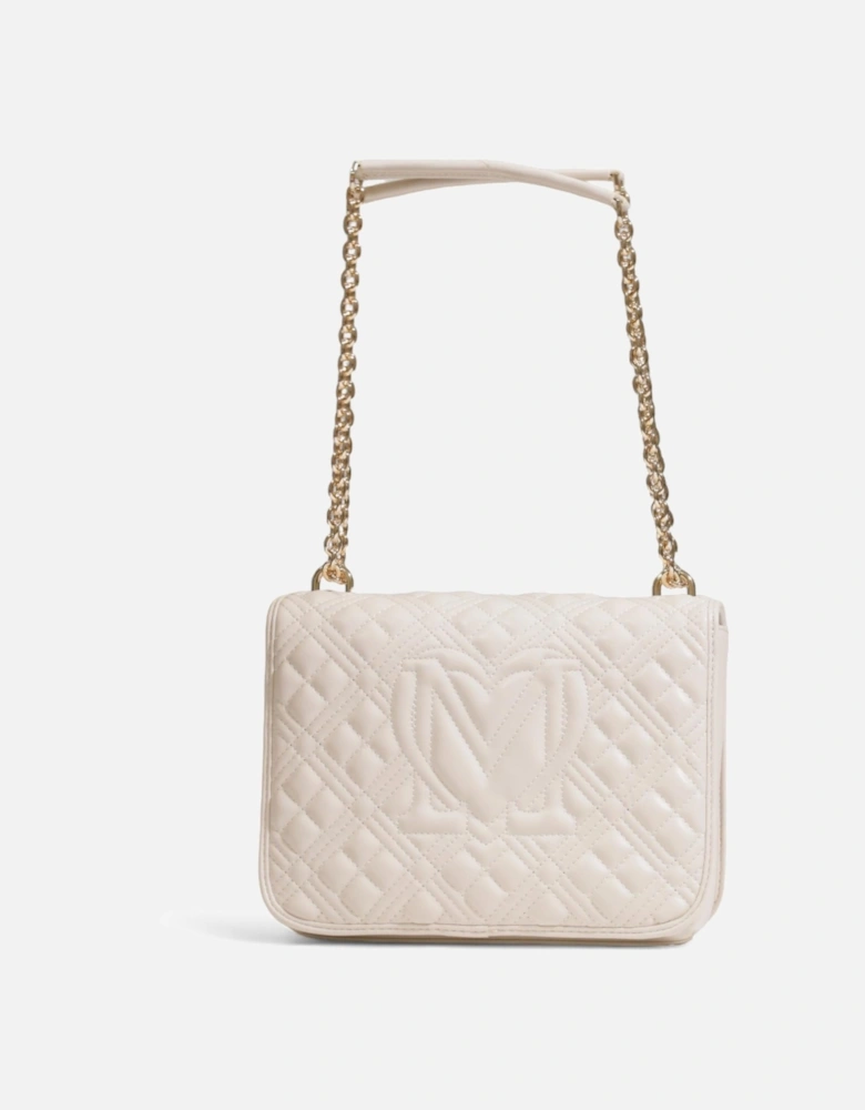 JC4112PP14LA0000 Beige Quilted Chain Bag Women