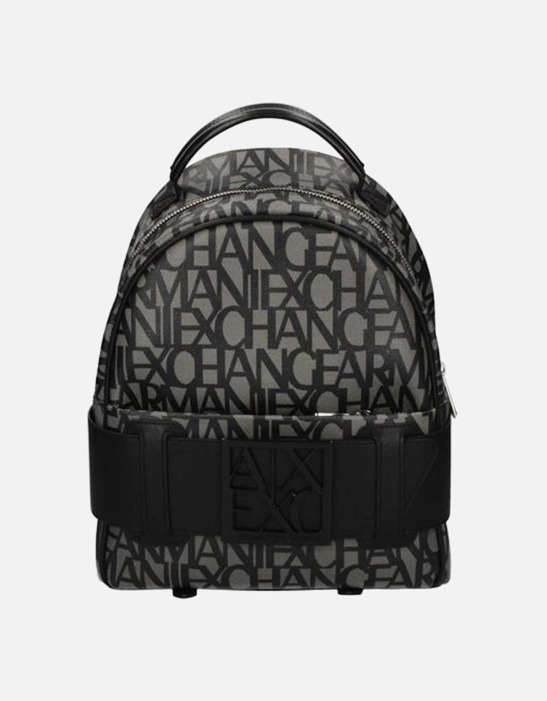 Printed Cotton Rucksack with Front Pockets Women - Black Bags, 4 of 3