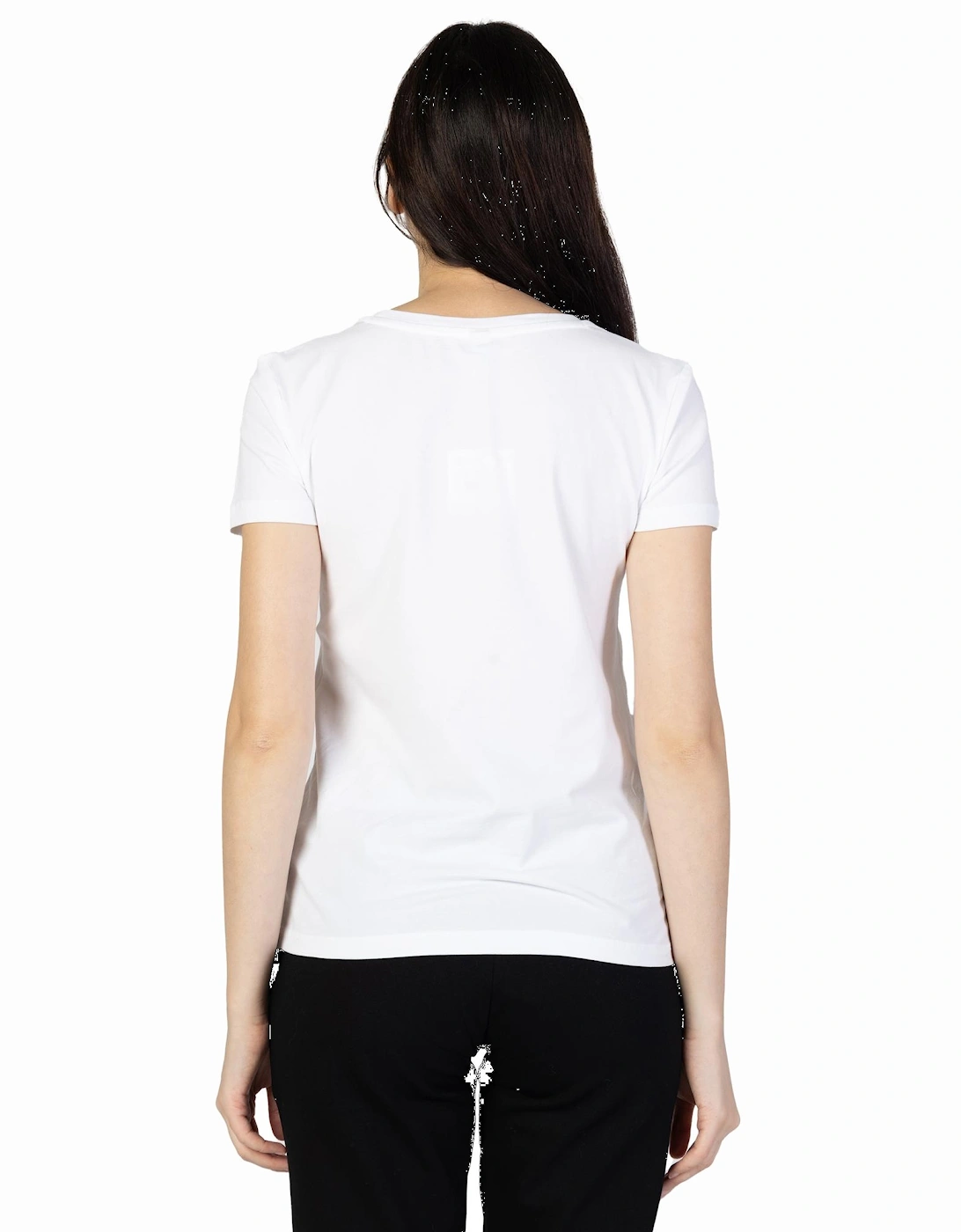 Printed White Womens T-shirt Shirts