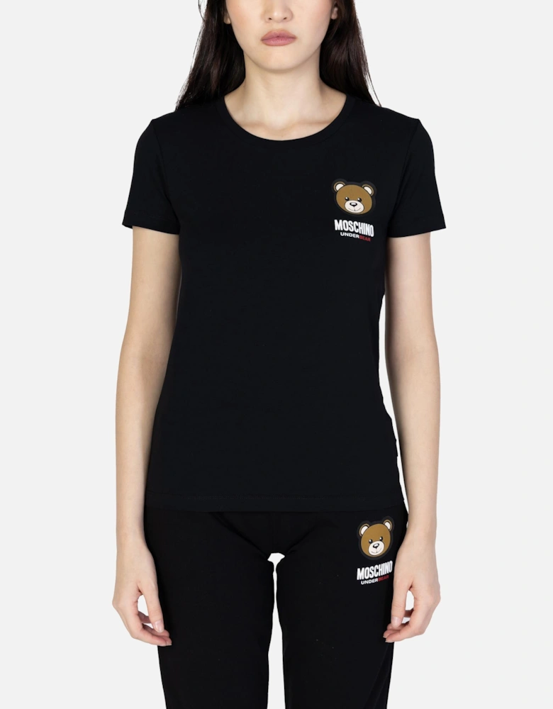 Black Printed Womens T-Shirt by Shirts