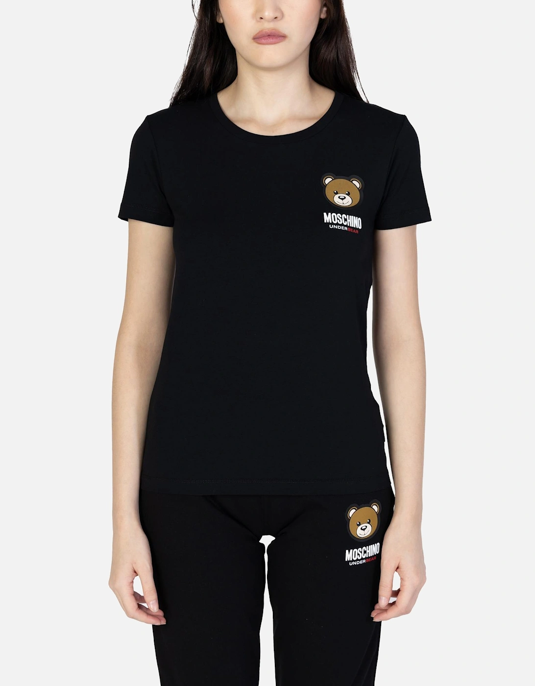 Black Printed Womens T-Shirt by Shirts, 4 of 3