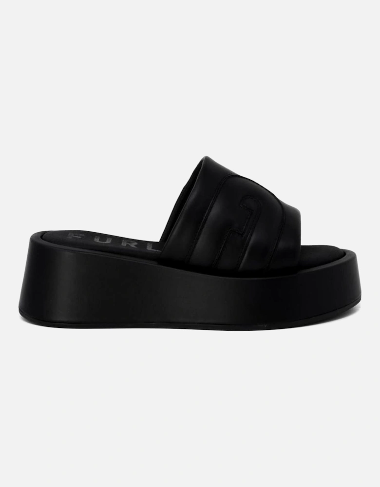 Slide Platform Sandals Black BW1078 Women Slippers