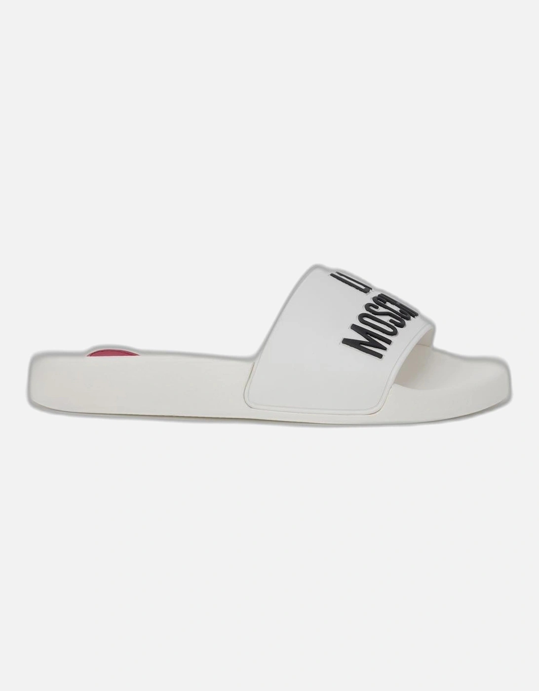 Rubber Sole White Slippers Women, 4 of 3