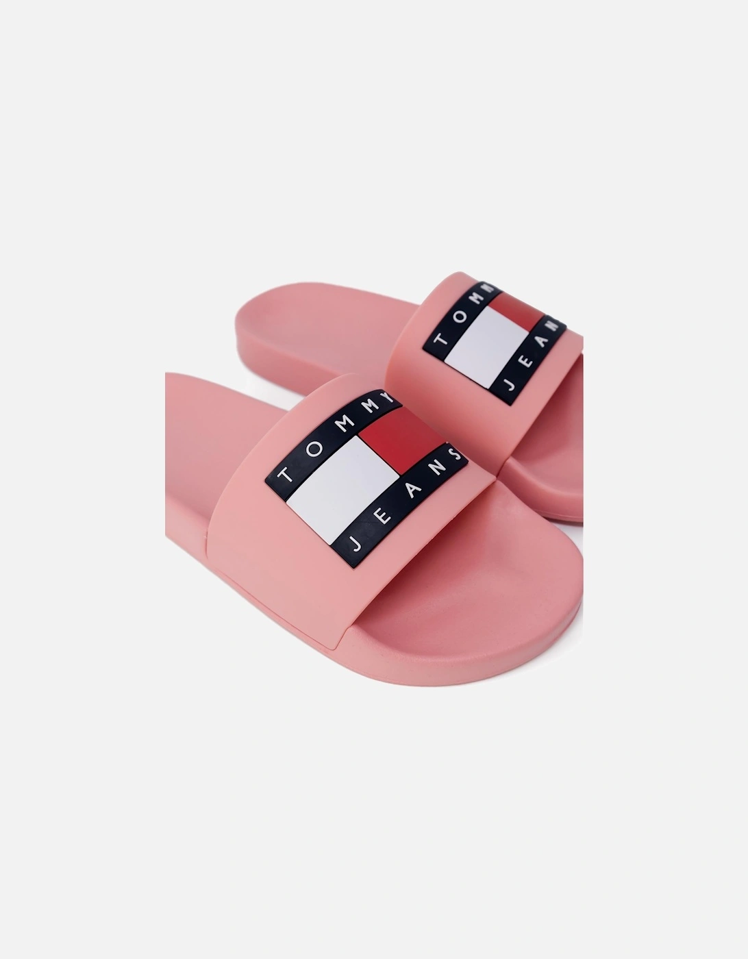 Printed Pink Slippers with Rubber Sole Women