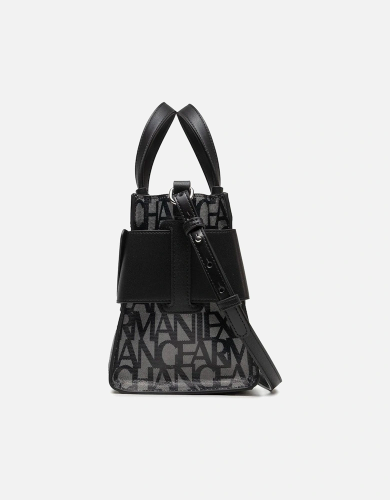 AX Monogram Top Handle Bag 952124 Women - Black