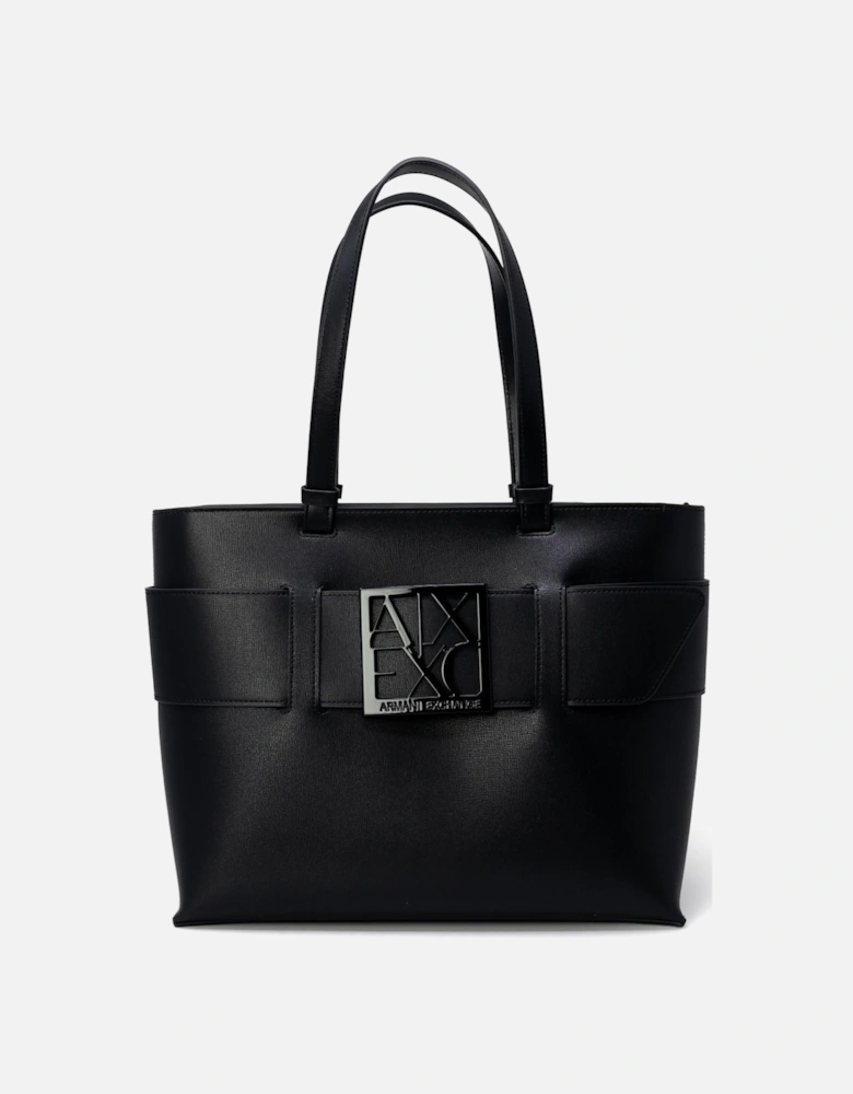 AX Square Tote Bag Style 952123 Women - Black