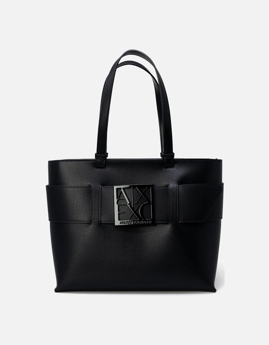 AX Square Tote Bag Style 952123 Women - Black, 4 of 3