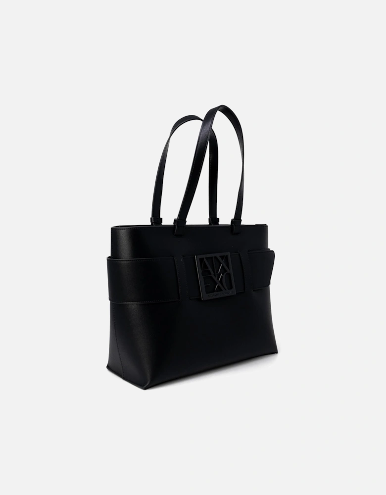 AX Square Tote Bag Style 952123 Women - Black