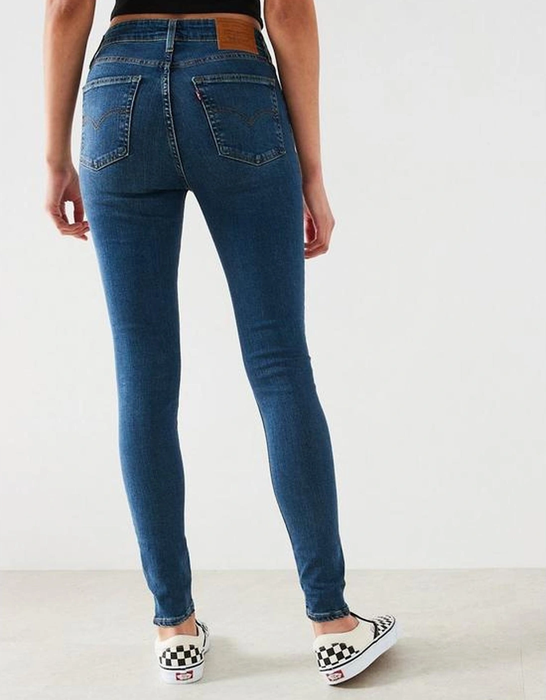 711 Skinny Jeans Medium Wash Women - Blue