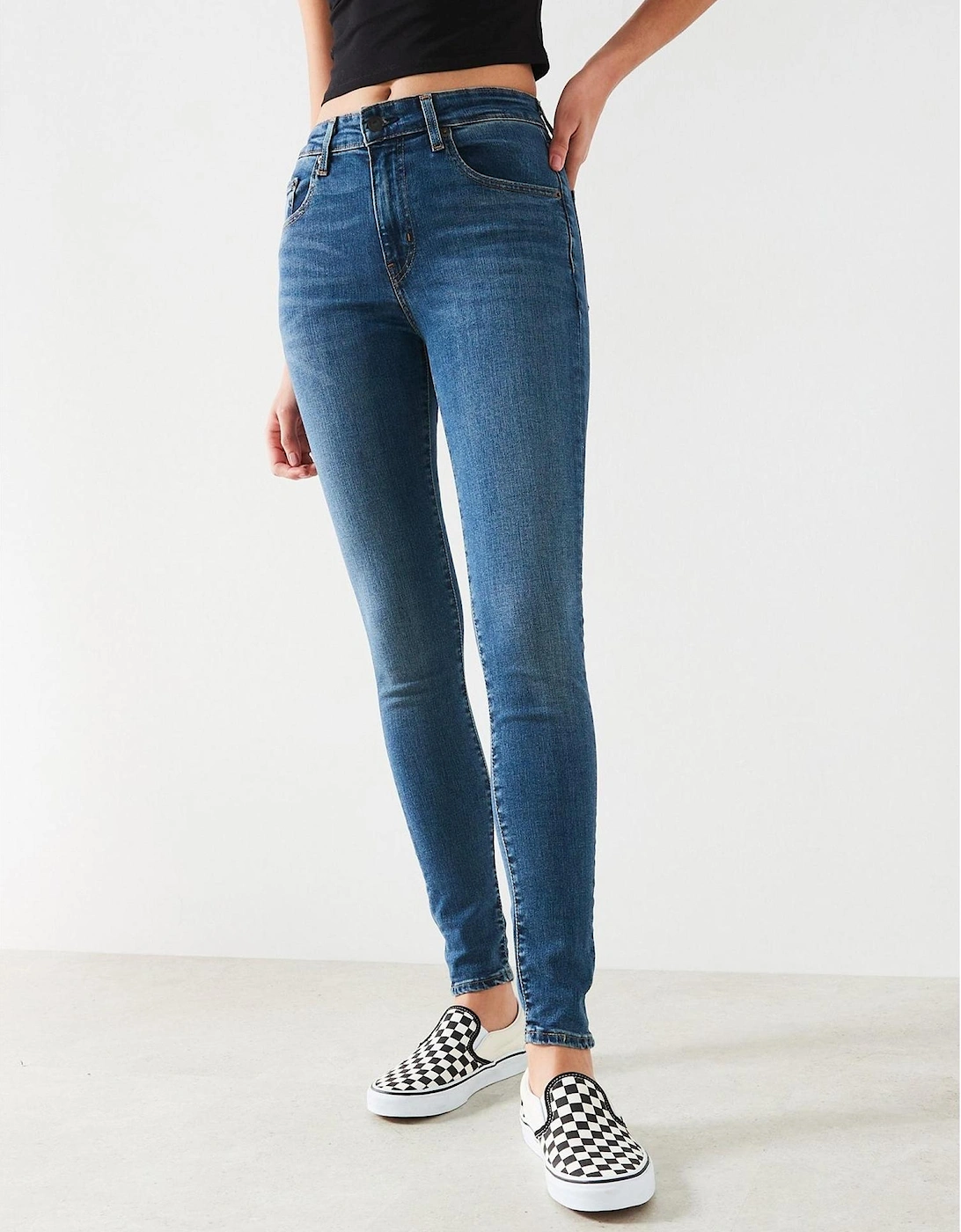 711 Skinny Jeans Medium Wash Women - Blue, 3 of 2